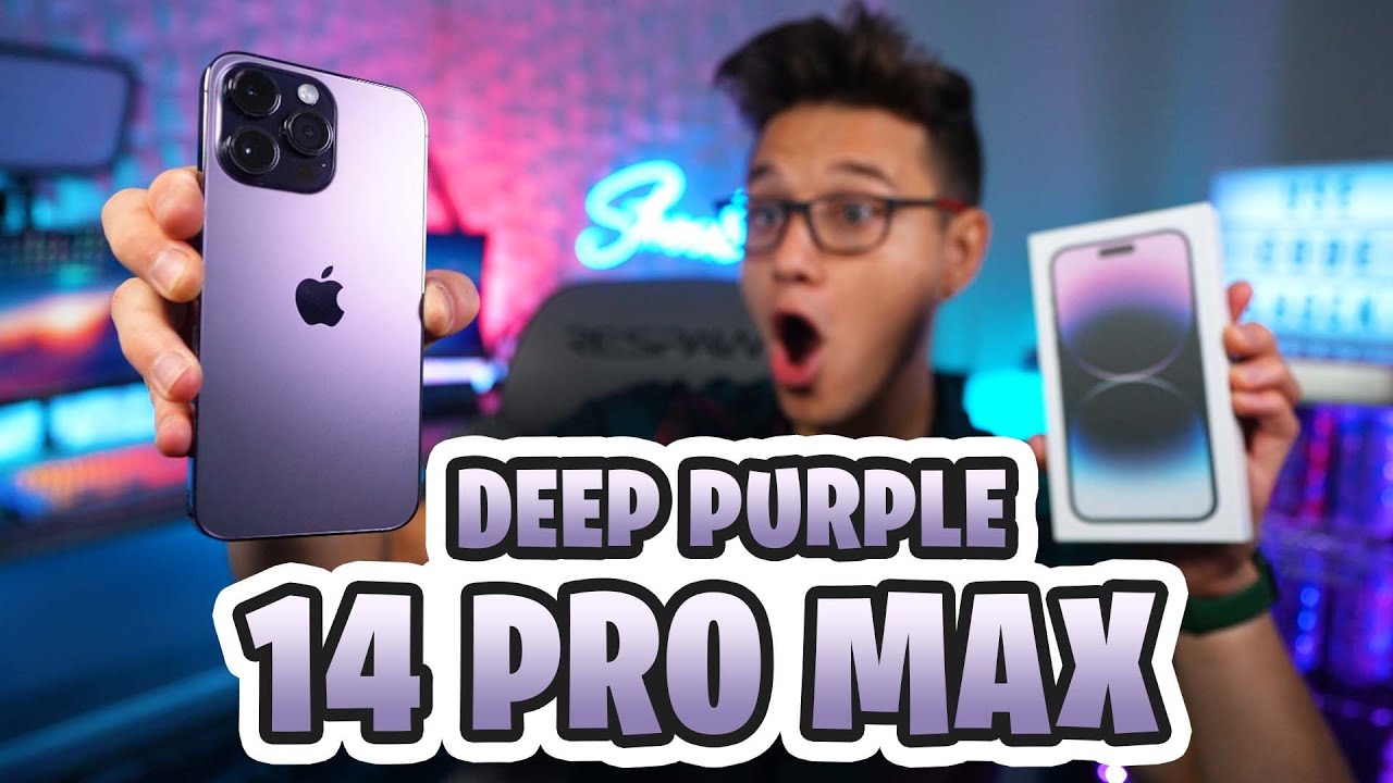 Apple iPhone 14 Pro Max Deep Purple Unboxing