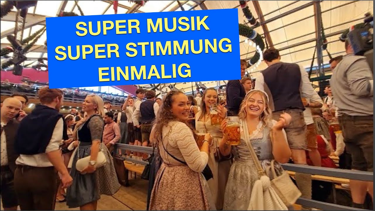 Münchner/Munich Oktoberfest 2024 - Schottenhamel-Festhalle SUPER MUSIK - SUPER STIMMUNG - EINMALIG