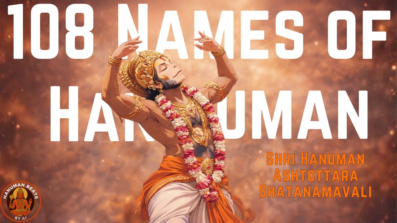 Shri Hanumat Ashtottara Shatanamavali | 108 Names of Hanuman | 3 Repetitions &bull; 3 Styles