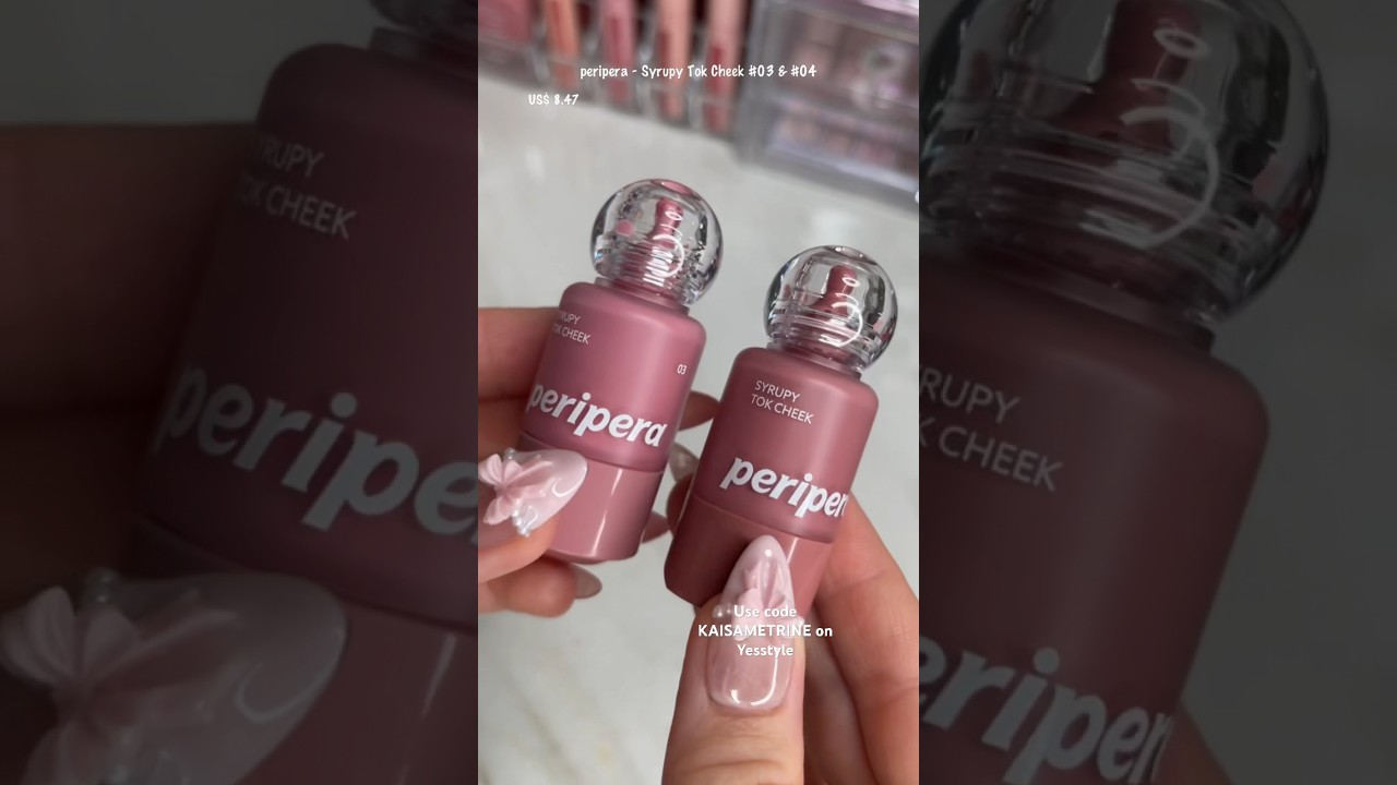 *NEW* peripera - Syrupy Tok Cheek 03 & 04 🎀🧸#blush #yesstyle #wonyoungism #fyp