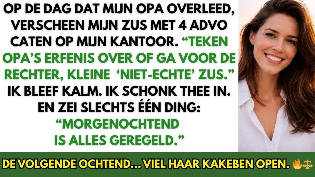 “Ze zeiden dat ik niets verdiende omdat ik geadopteerd ben — tot mijn zus verstijfde…”