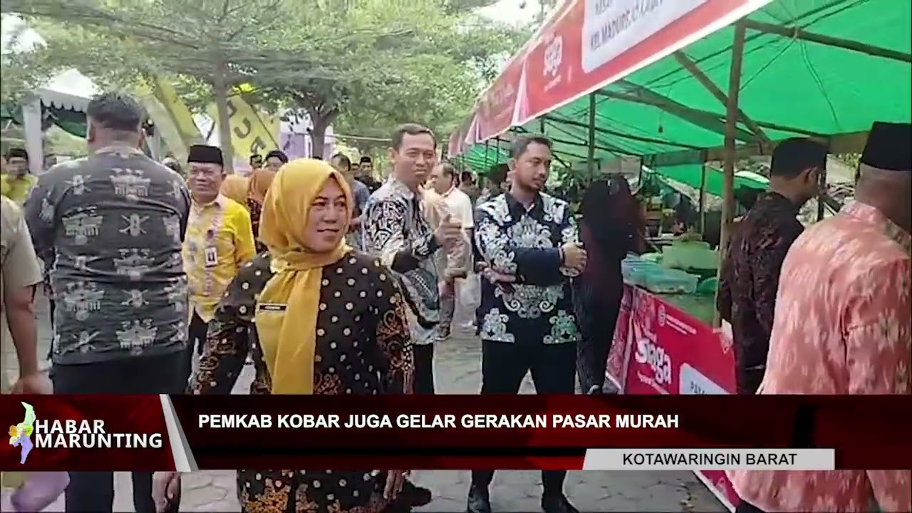 PEMKAB KOBAR JUGA GELAR GERAKAN PASAR MURAH