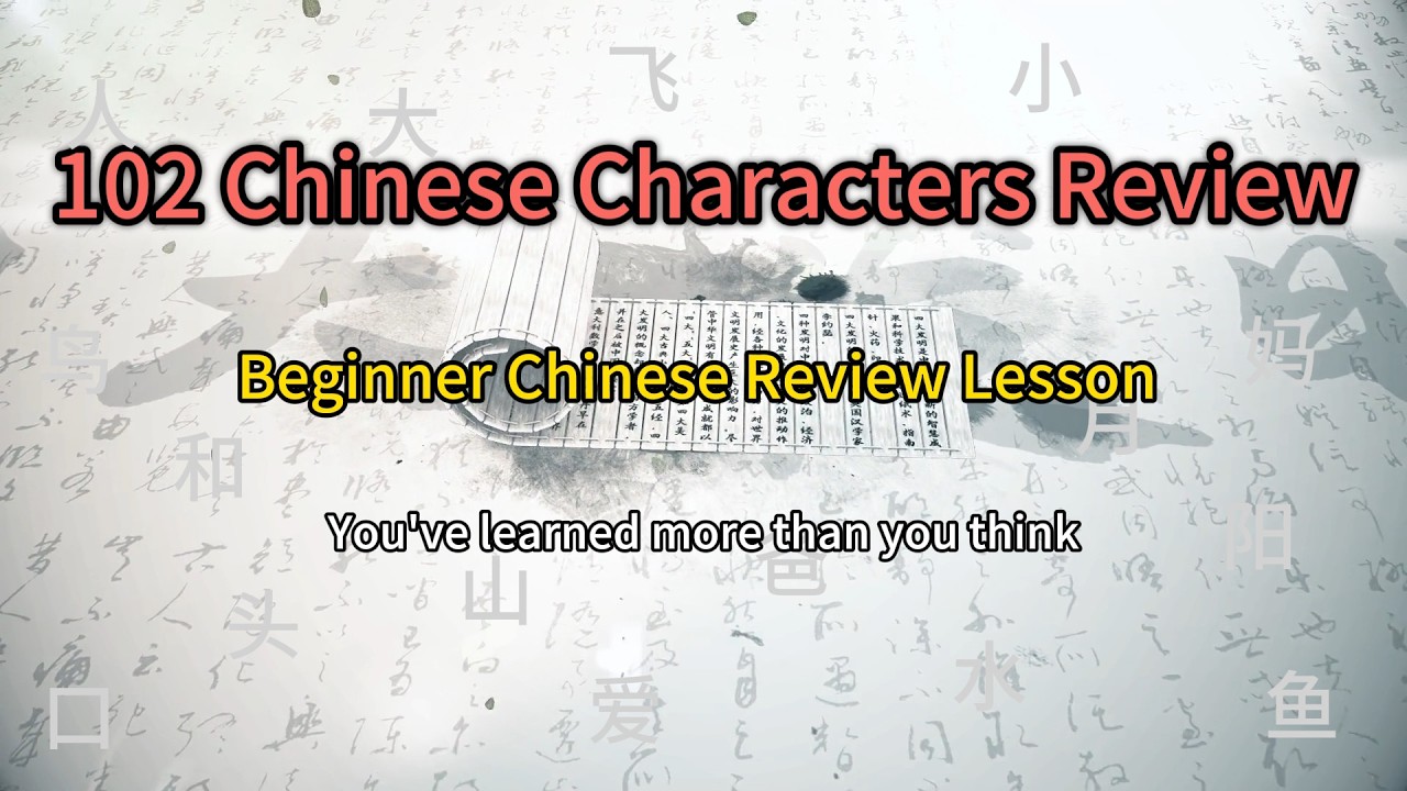 Learn 100+ Chinese Characters | Beginner Review Lesson