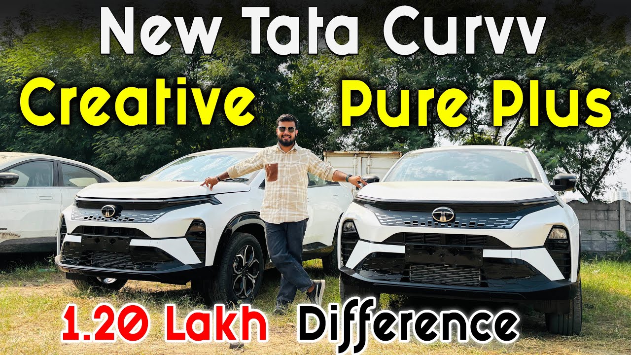 Which One is Value For Money ? Tata Curvv Creative VS Pure Plus - SalahCar