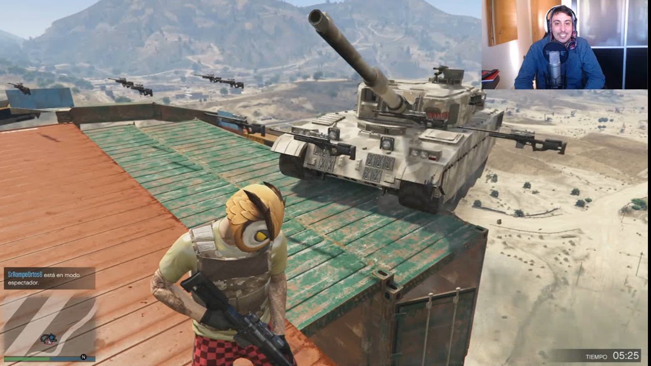 GTA V DEATH RUN! EL TANQUE MAS TROLL, NO PUEDE MATARNOS! xFaRgAnx
