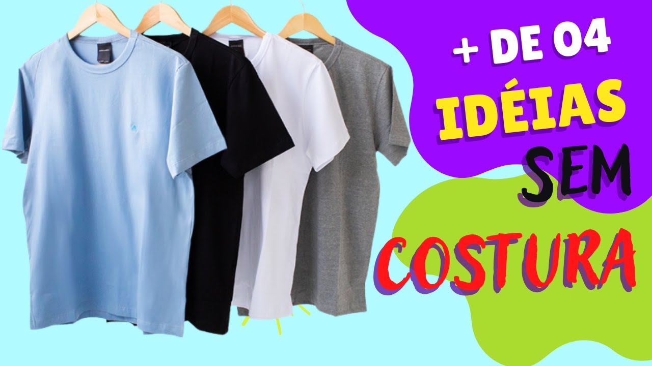 TRANSFORMAÇÃO ! Mais de 04 ideias para fazer com blusas que não usamos I DIY I FAÇA VOCÊ MESMO