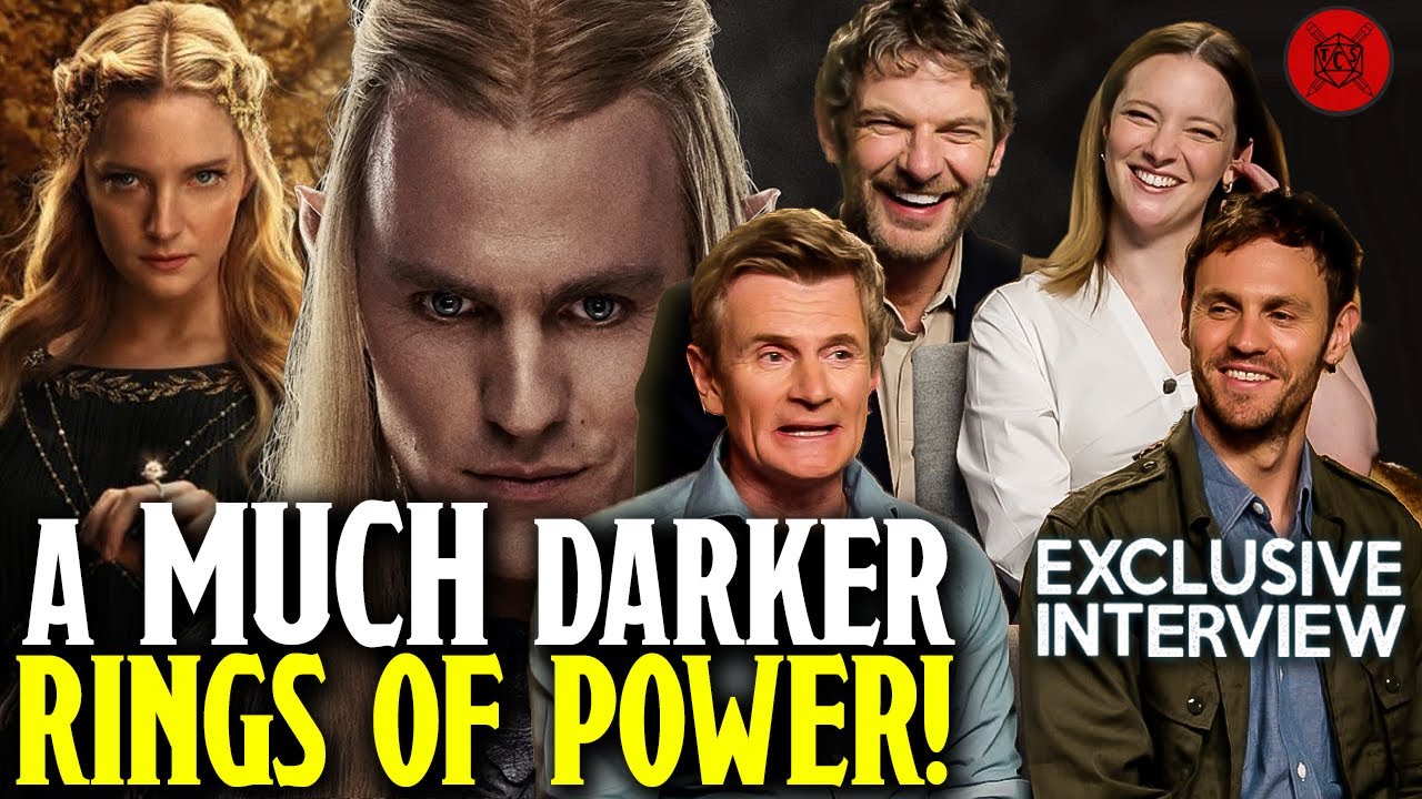 DARKER, GRITTIER Rings of Power Season 2! The Lord Of The Rings: The Rings Of Power Cast Interview