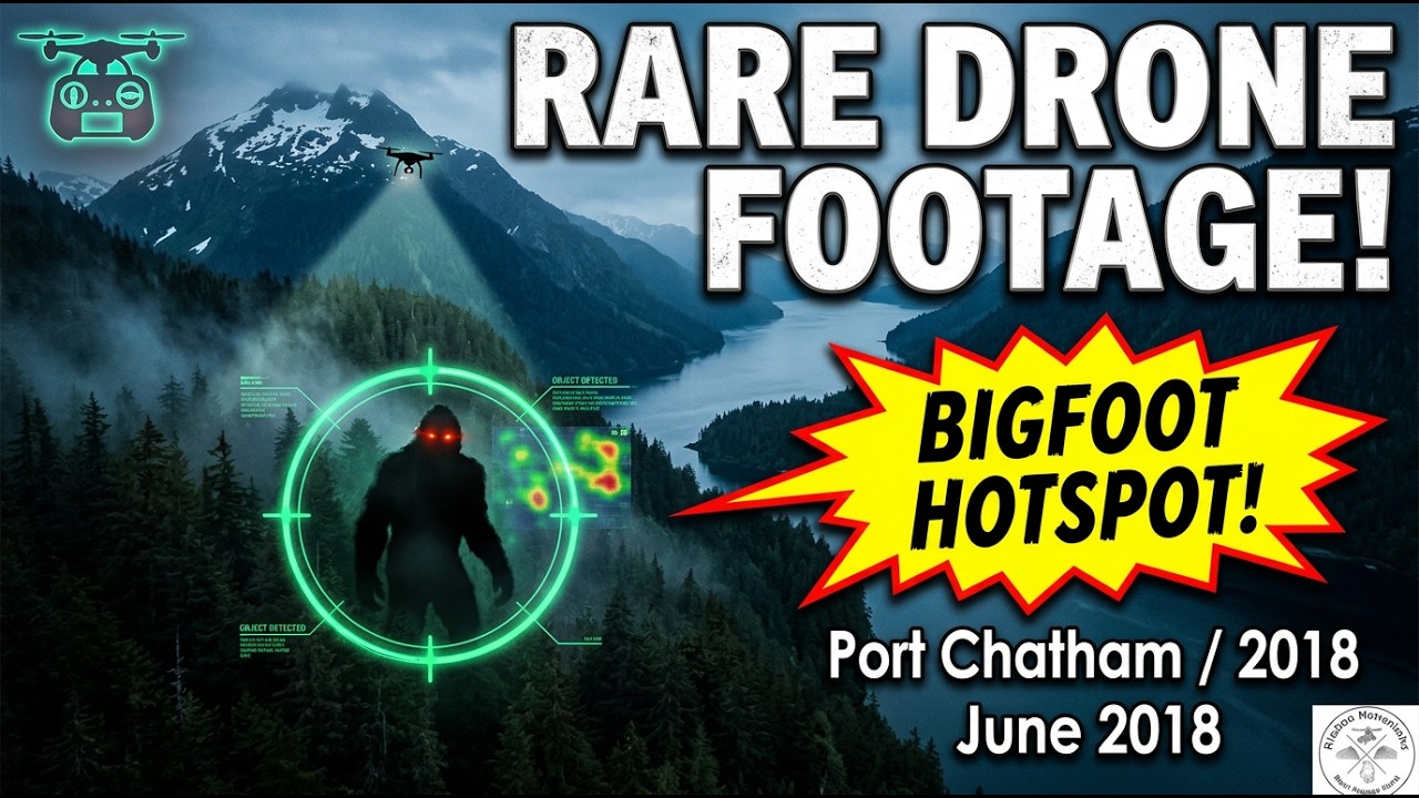 Rare drone footage captures Alaska’s Bigfoot hotspot- Port Chatham and Portlock!