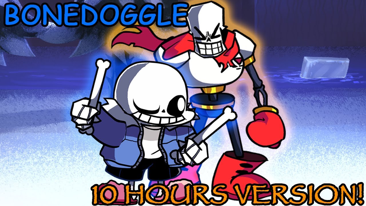 FNF': Indie Cross - Bonedoggle (10 HOURS VERSION!) (sans and papyrus vs bf)