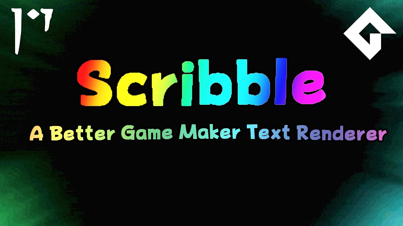 (New Version In Comments) Scribble - A Better Game Maker Text Renderer - GameMaker Tutorial