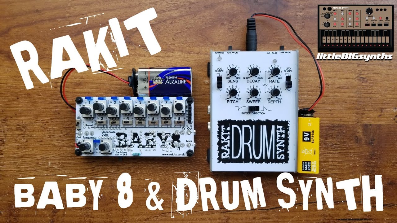 Rakit Drum Synth & Baby 8 Sequencer | Sound Demo + Overview