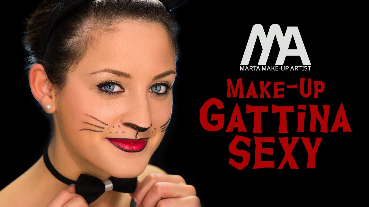 Make-up Gattina Sexy | Come truccarsi per Halloween | Marta Make-up Artist