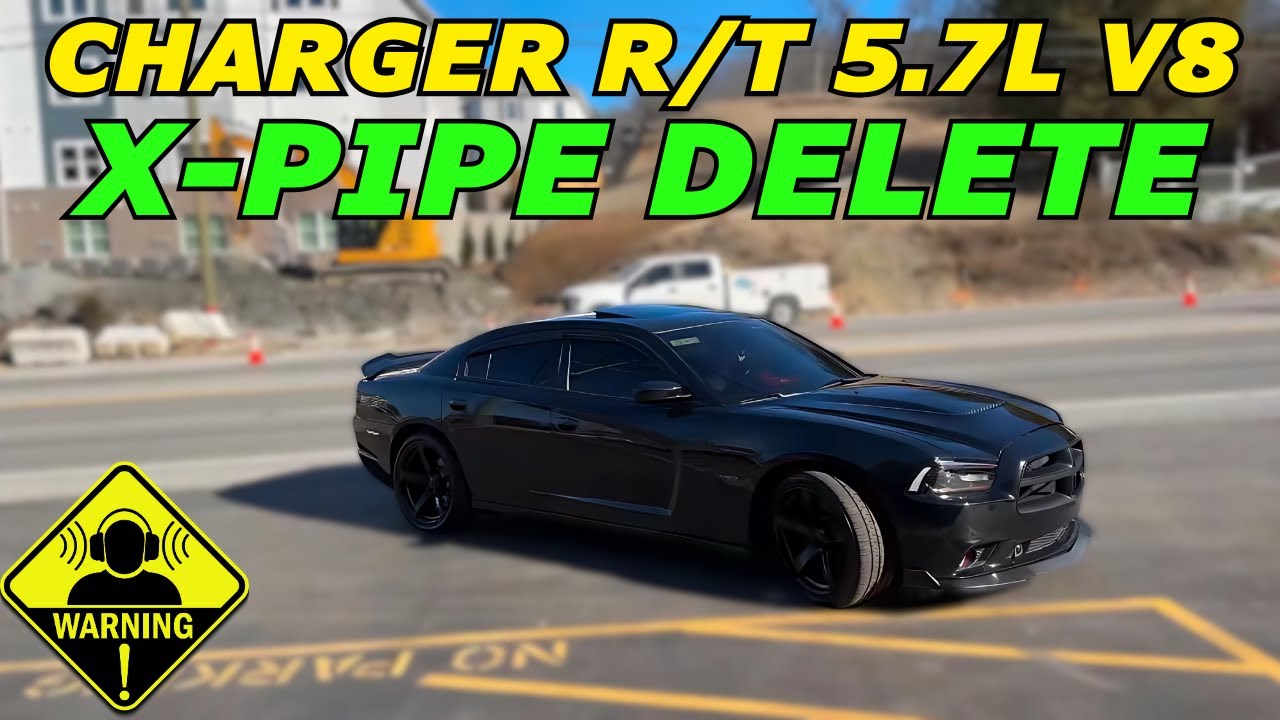 2014 Dodge Charger R/T 5.7L HEMI V8 Exhaust Sound w/ True Duals & Straight Pipe!