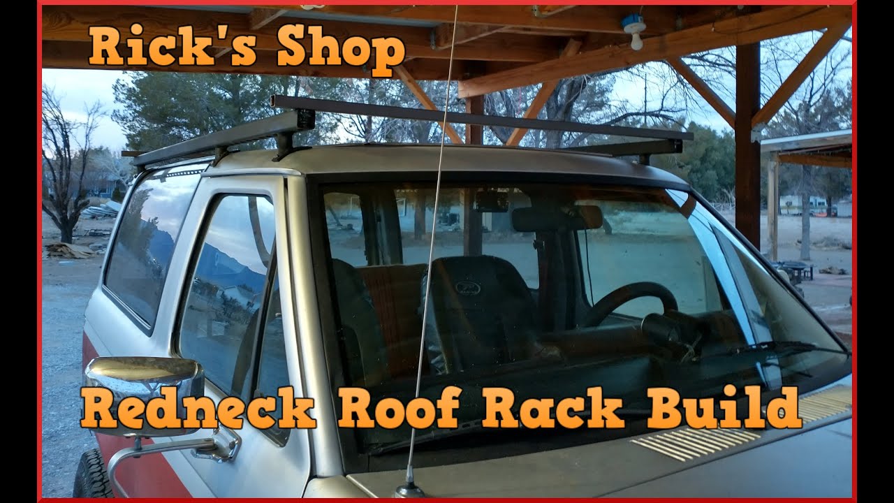 Redneck Roof Rack. Building a sturdy roof rack from strut channel. -Rick's Shop