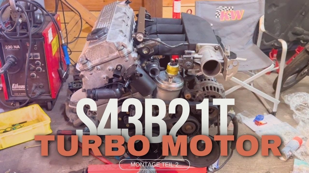BMW E36 Compact 316i | Ansaug & Abgaskrümmer - Der Turbo Motor S43B21T wird zusammen gebaut - Teil 2