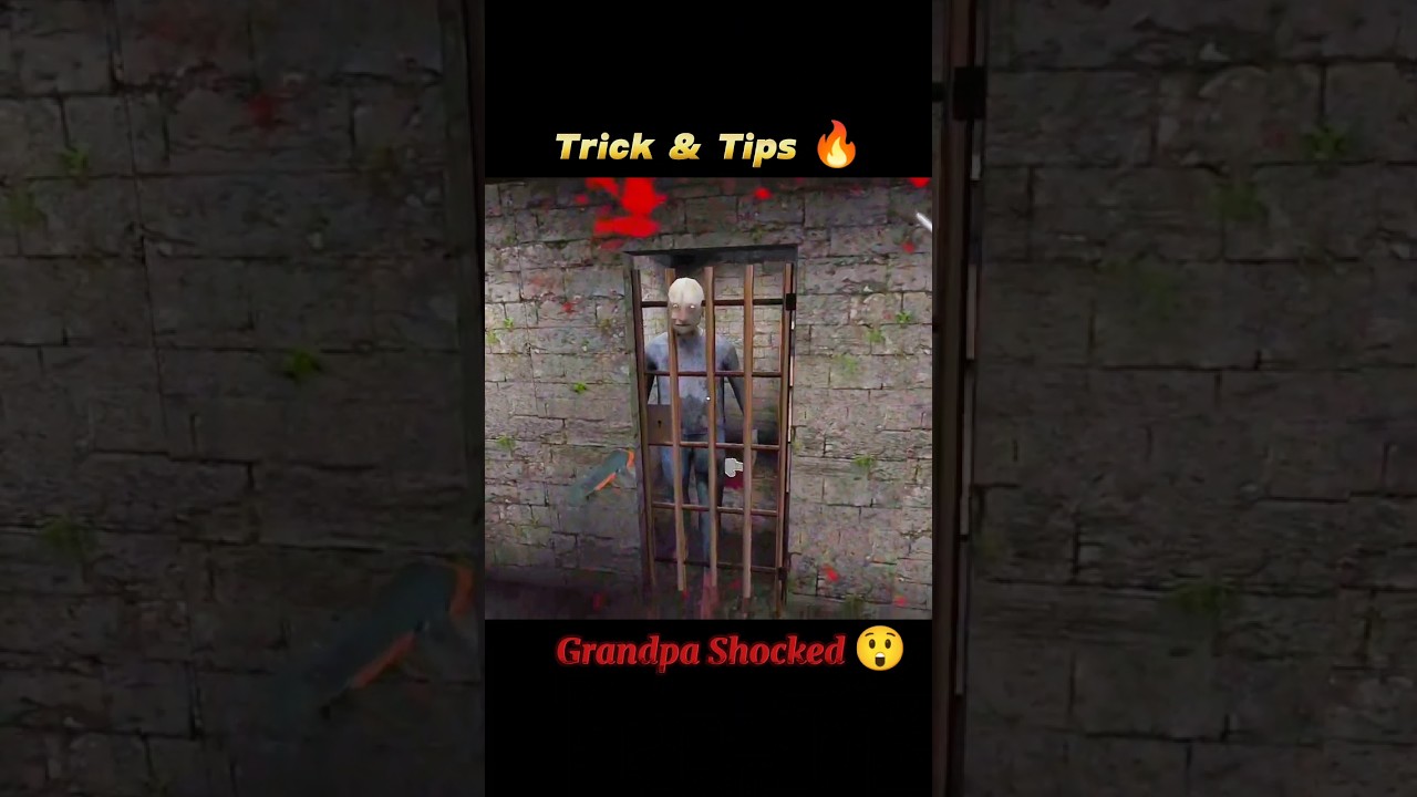 Grandpa In Jail 🔥💯 #granny3 #horrorgaming #shorts