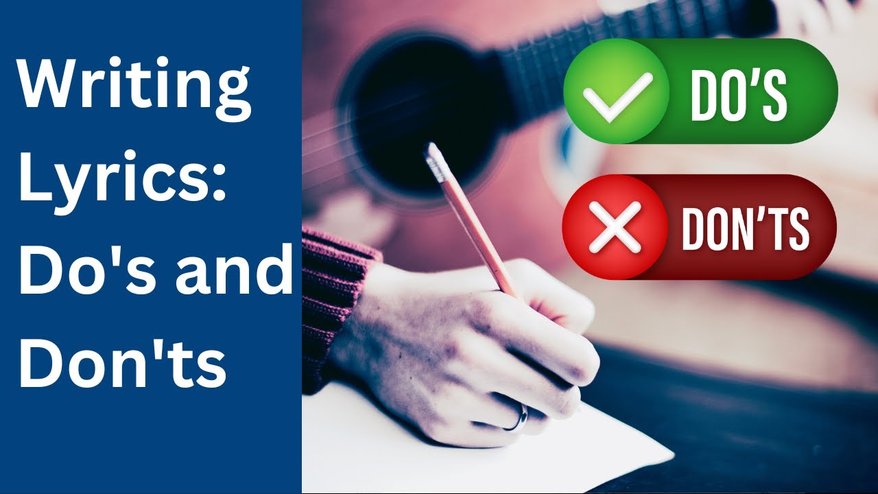 Lyric Writing For Beginners - the most harmful misconceptions and the most helpful tips