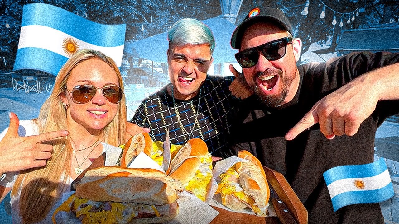 Probando COMIDA CALLEJERA en ARGENTINA 🇦🇷 Ft Markito Navaja