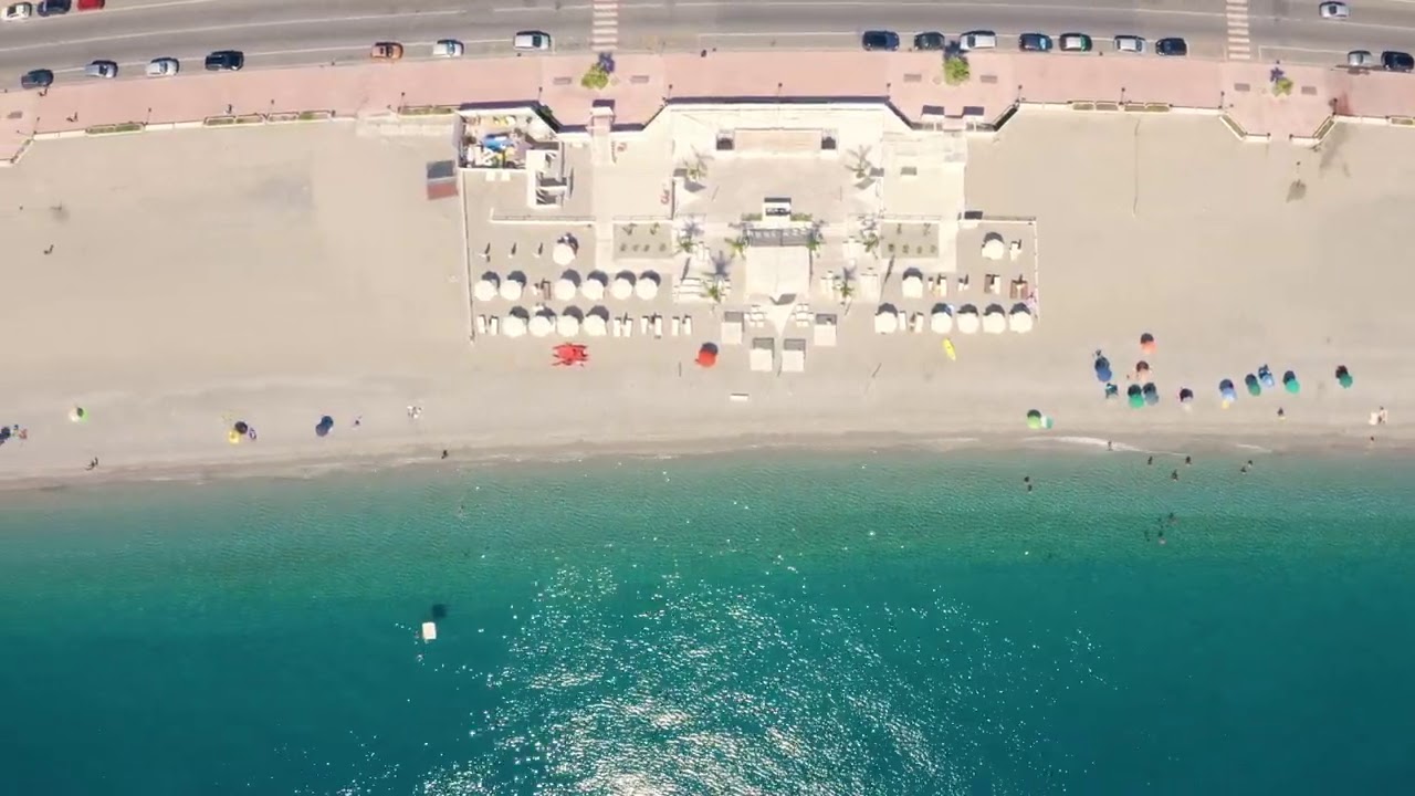 4K (UHD) Aerial view&nbsp;at&nbsp;Locri summer village.