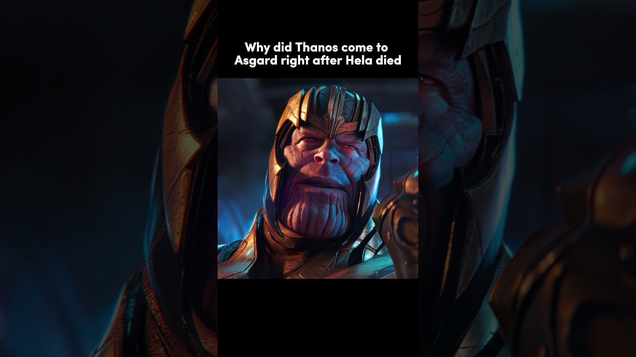 why Thanos didn't attack Asgard #shorts
