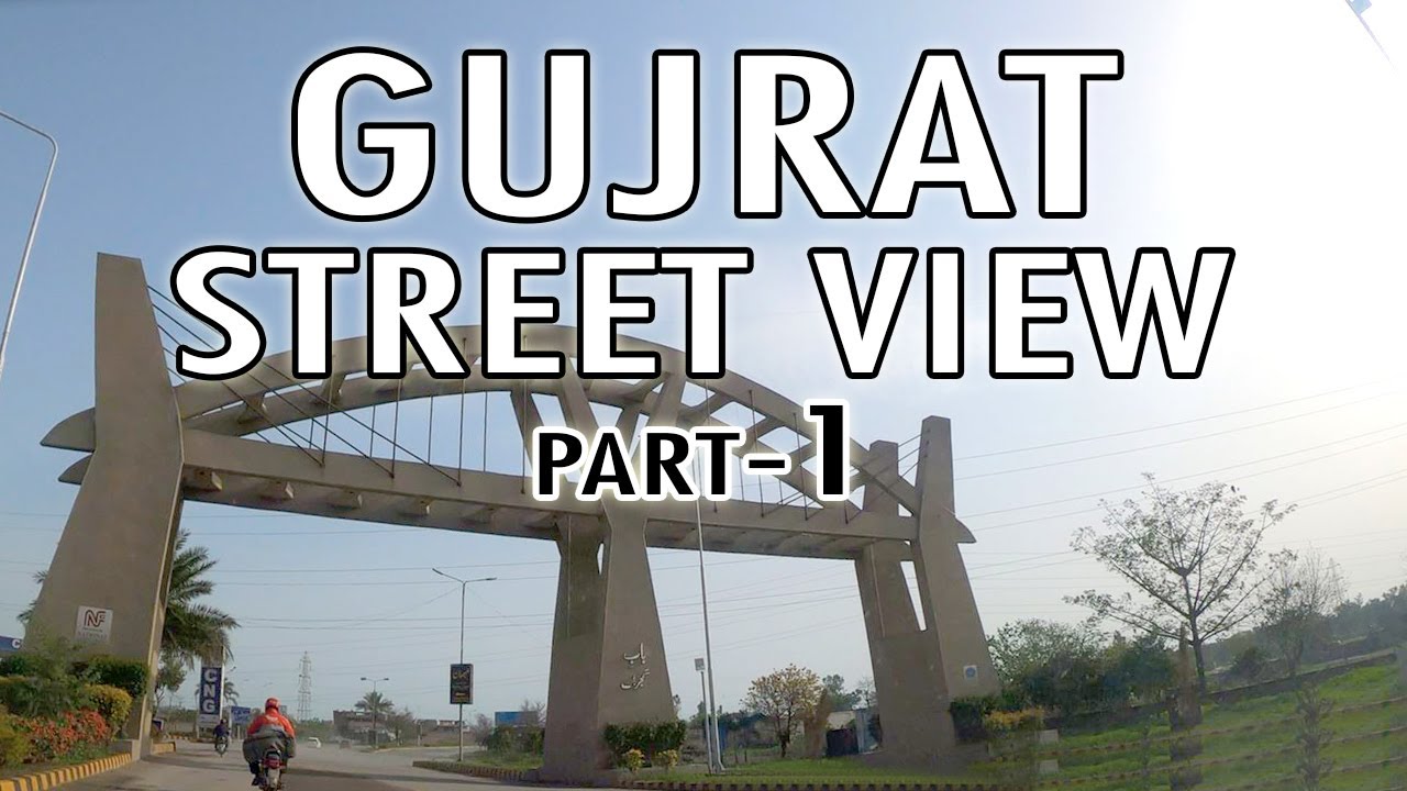 GUJRAT CITY STREET VIEW PART 1 - GUJRAT CITY TOUR 2020 | Driving in Gujrat City Pakistan - 4K HD
