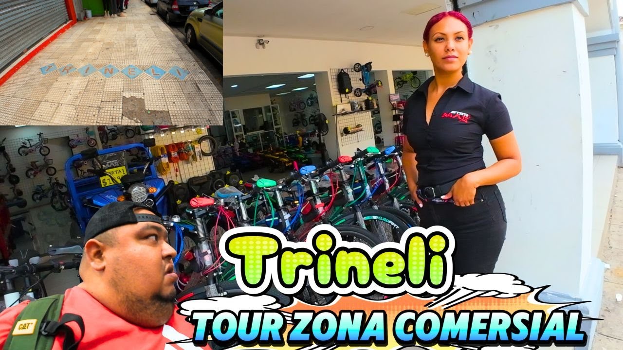 La zona Comersial del Trineli en Santa Ana