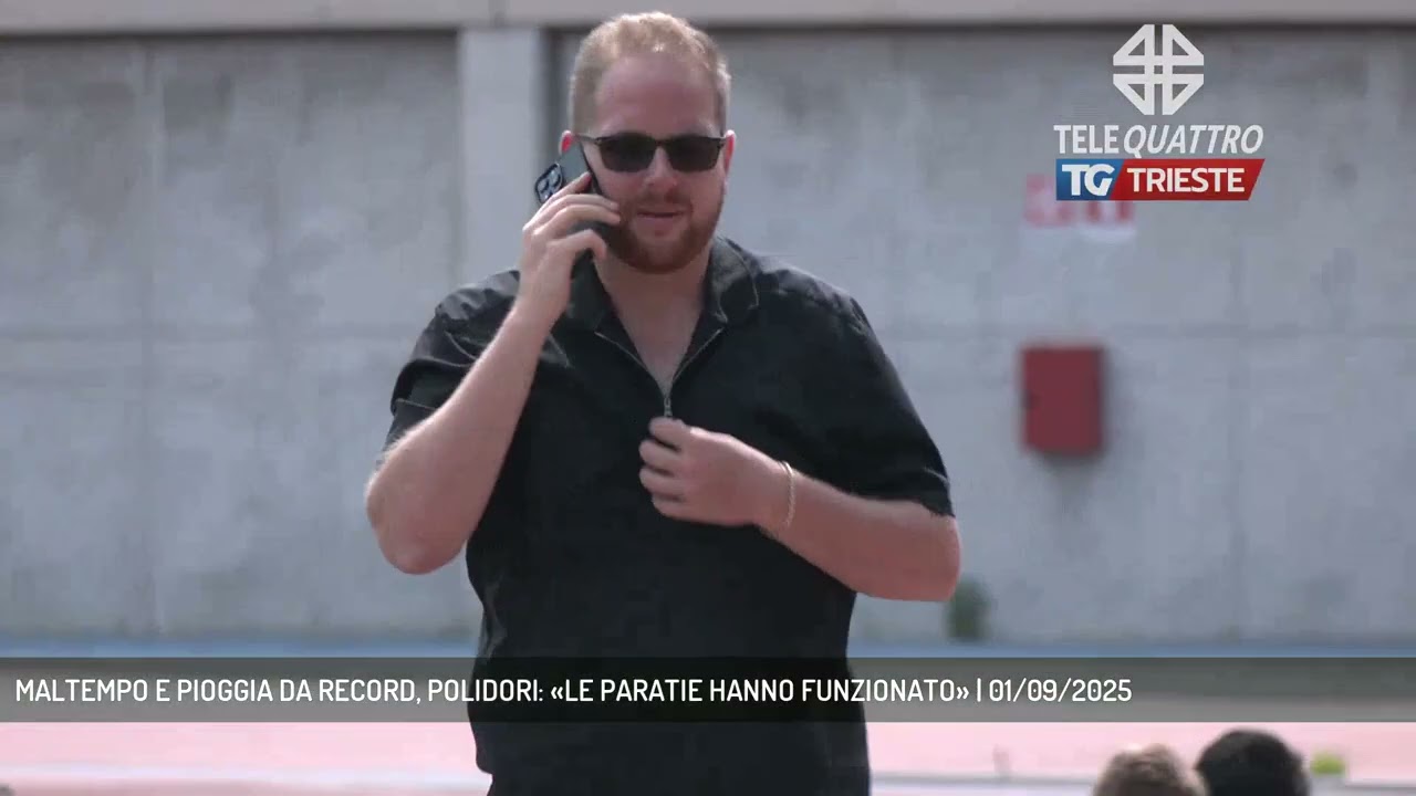 MALTEMPO E PIOGGIA DA RECORD, POLIDORI: «LE PARATIE HANNO FUNZIONATO» | 01/09/2025
