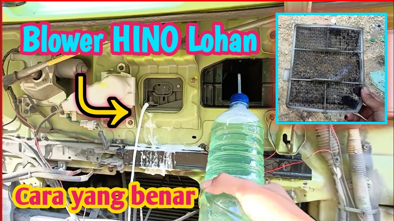 CUCI EVAPORATOR AC // CUCI BLOWER AC MOBIL Hino 500