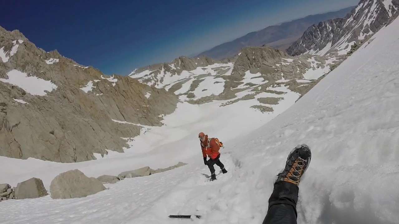 Mount Whitney 1200 vertical foot Glissade - 