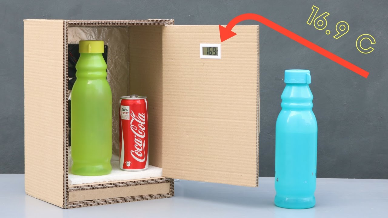 How to Make Mini Refrigerator for Coca Cola