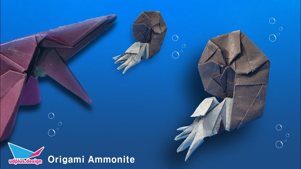 종이접기 암모나이트 만들기 How to make origami ammonite
