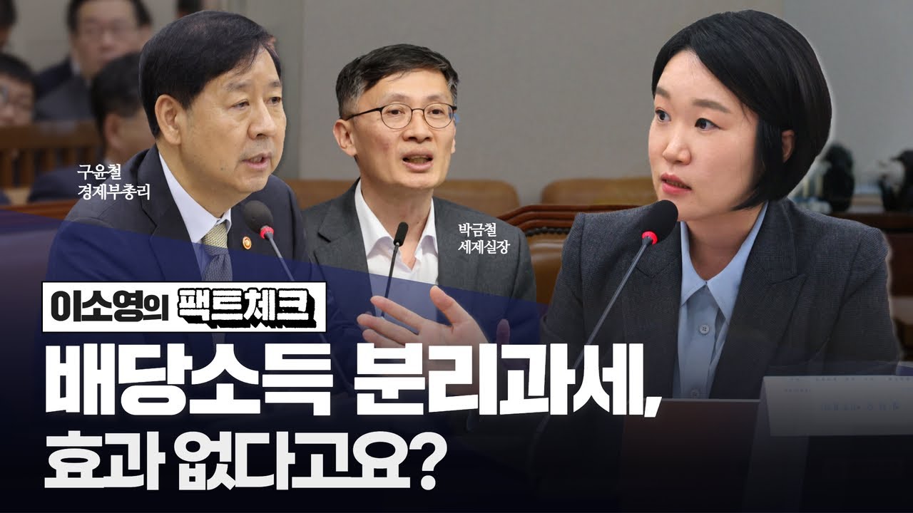 [이소영의 팩트체크] 배당소득 분리과세, 효과 없다고요?