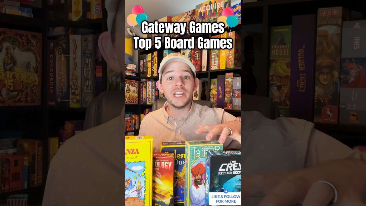 My Top 5 Board Games (Happy Birthday!) #boardgames #familyfriendly #review #reviews #birthday #top5