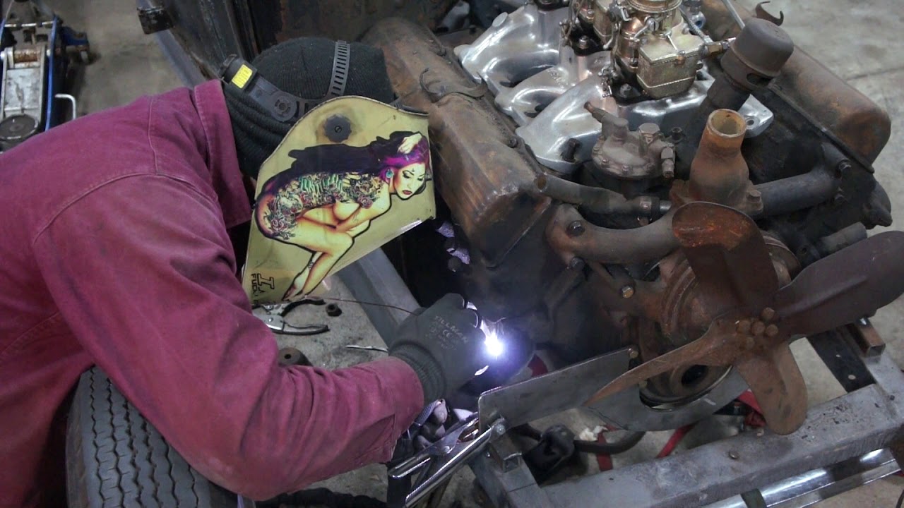 How to Put a Cadillac In a 1932 Ford- Sweet Heart Roadster Engine Mounts - Ep. 32