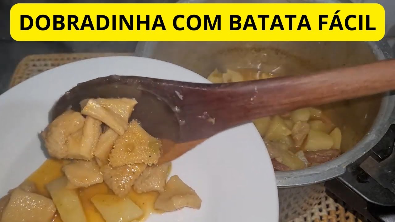 como fazer dobradinha batata passo a passo