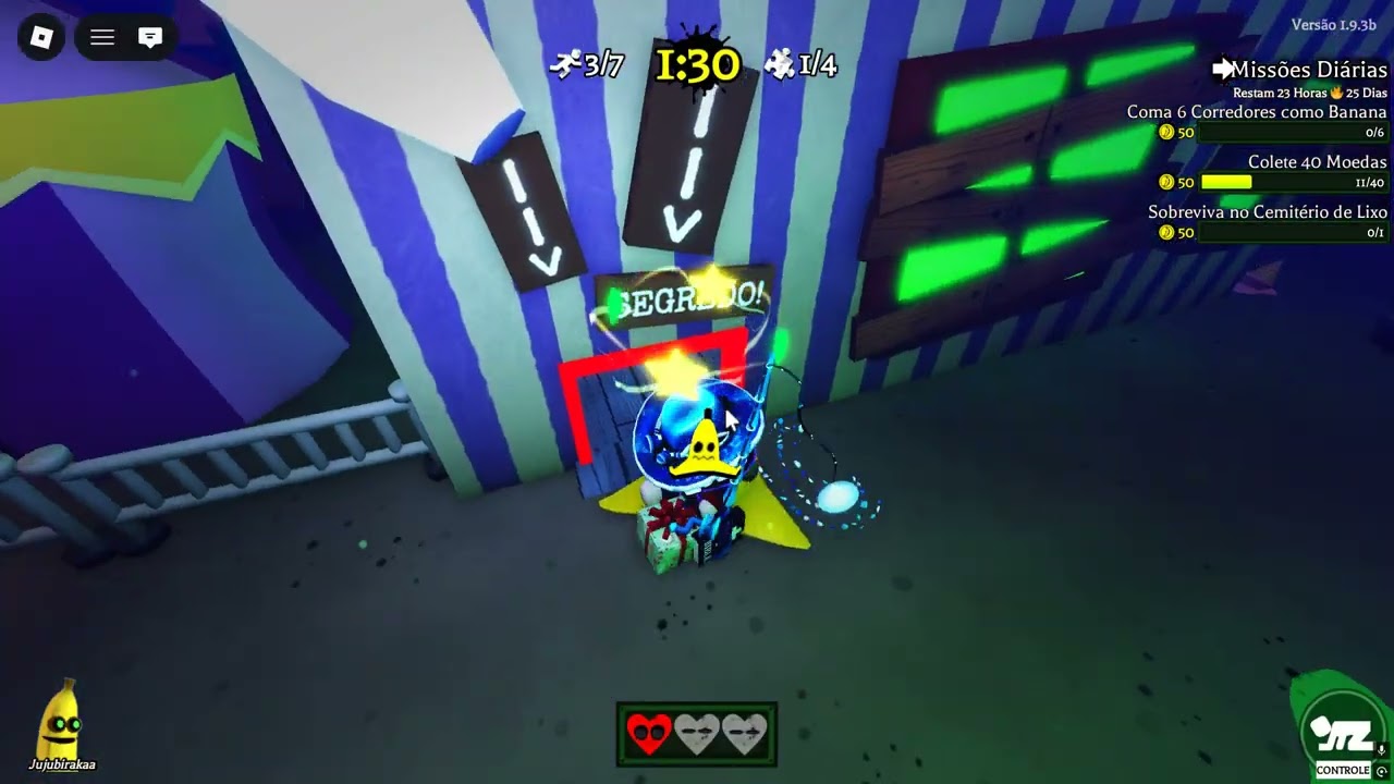 jogando banana eats no roblox