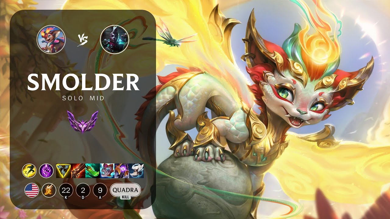 Smolder Mid vs Ekko - NA Master Patch 14.5