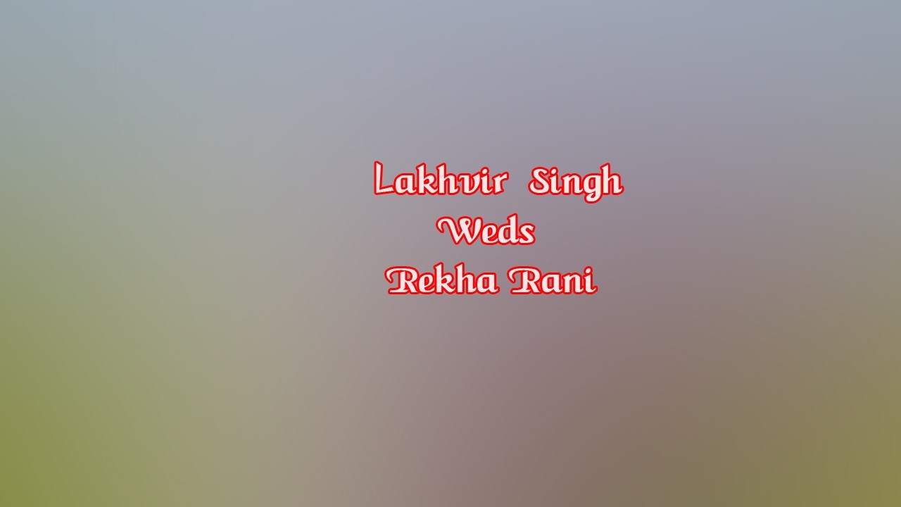 Lakhvir Singh Weds Rekha Rani Wedding Ceremony ( 5aab tv Live)