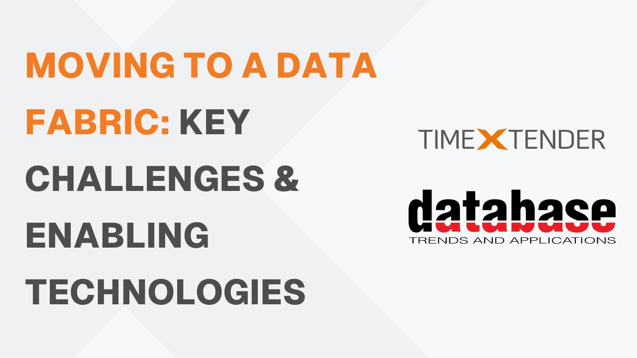 Moving to A Data Fabric: Key Challenges and Enabling Technologies