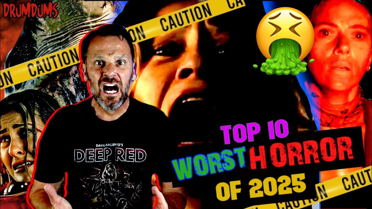 🤮 Топ-10 ХУДШИХ фильмов ужасов 2025 года (включая пакет для рвоты) 🚨