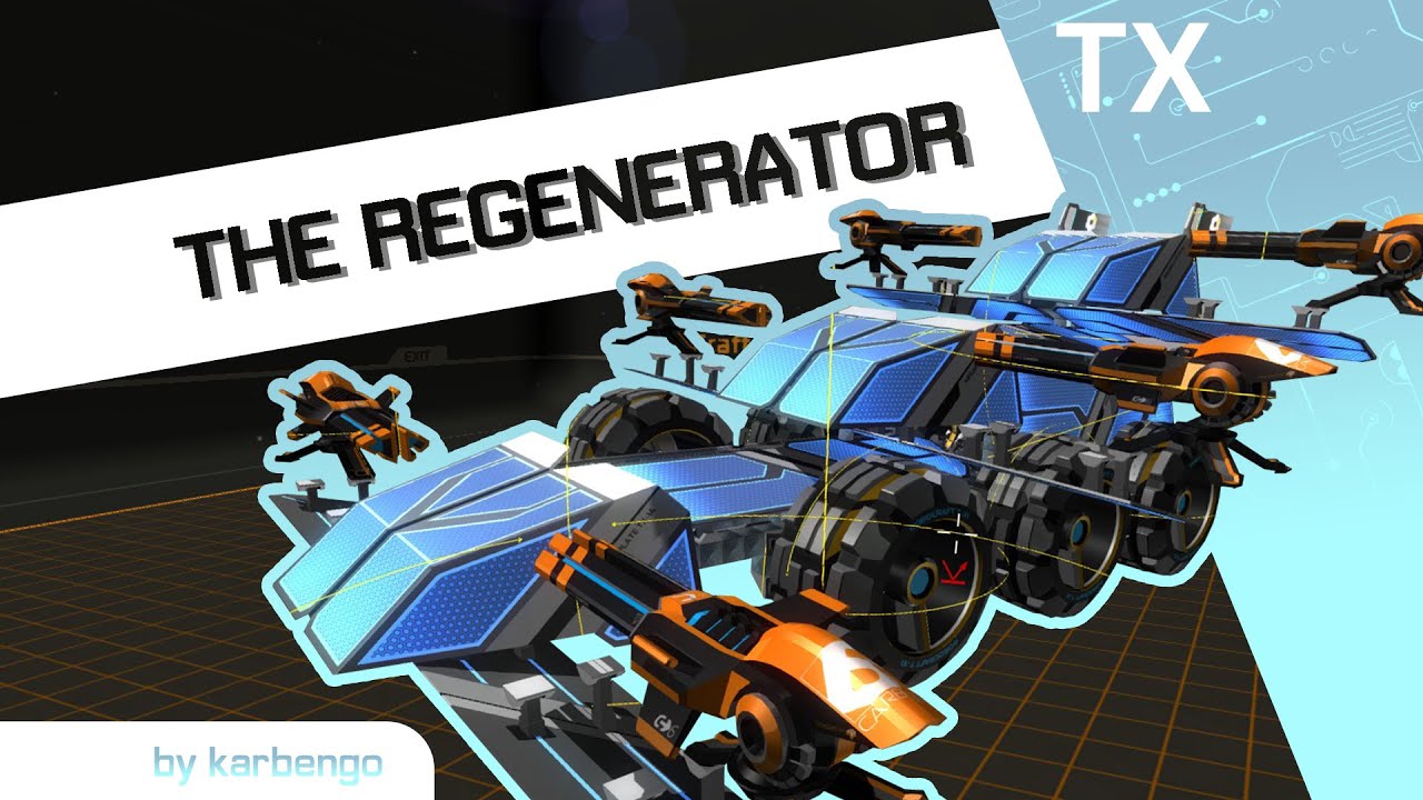 Robocraft megabot showcase - The Regenerator