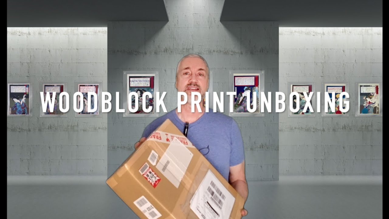 Unboxing Japanese Prints from Auction