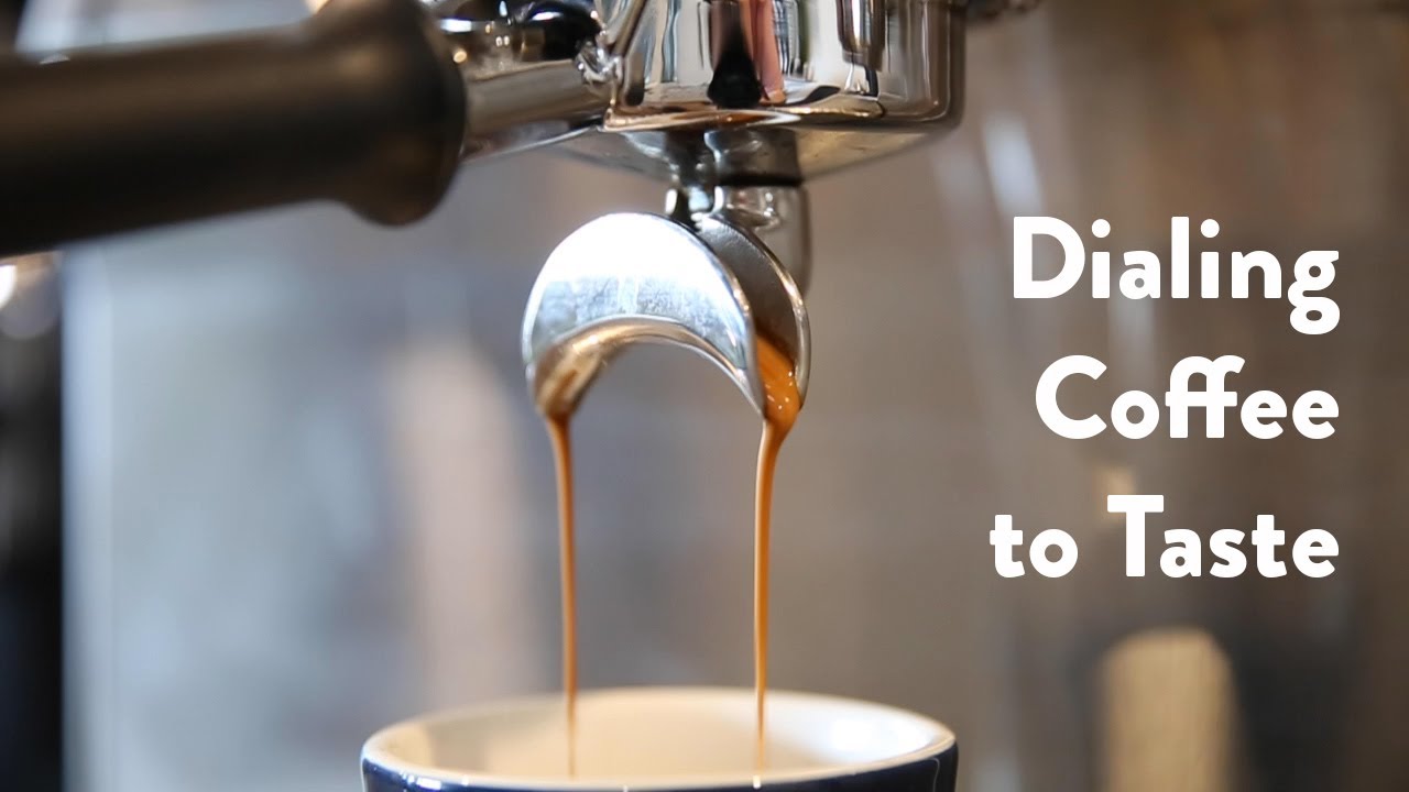 Dialing espresso to taste: brewing temperature.