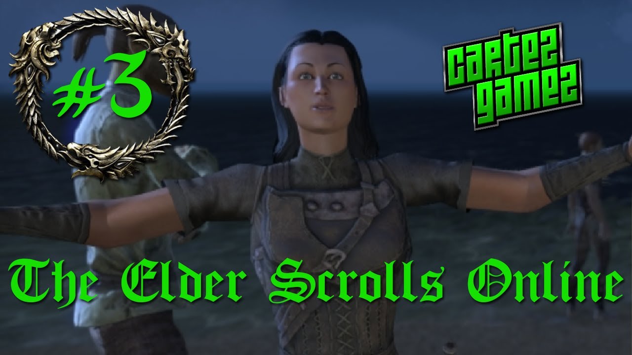 The Elder Scrolls Online Beta Gameplay - Part 3 ( Monkeys, Crew Mates and Review )