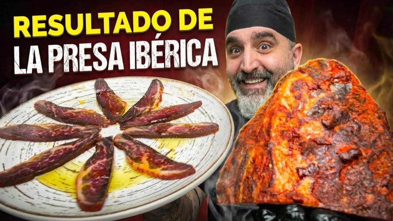Presa Ibérica Curada en Casa: Resultado Final y Degustación Paso a Paso.