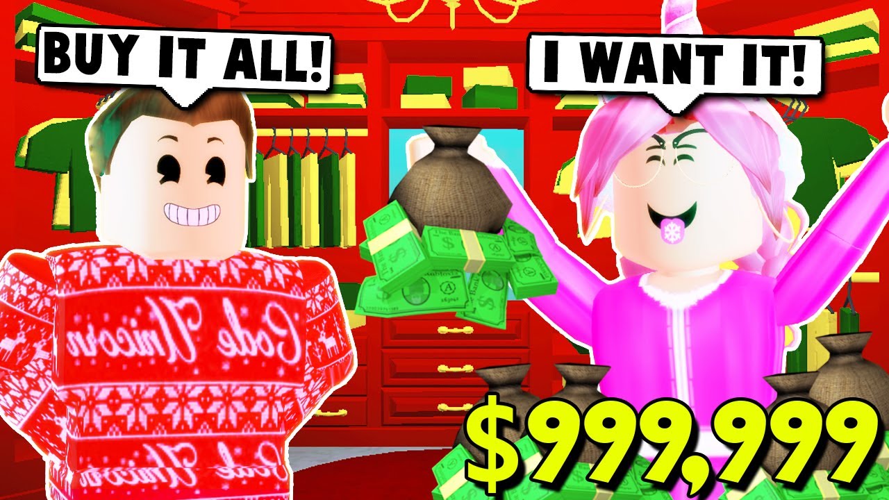 I BECAME A GOLD DIGGER AND BOUGHT EVERYTHING ON BLOXBURG! (Roblox)