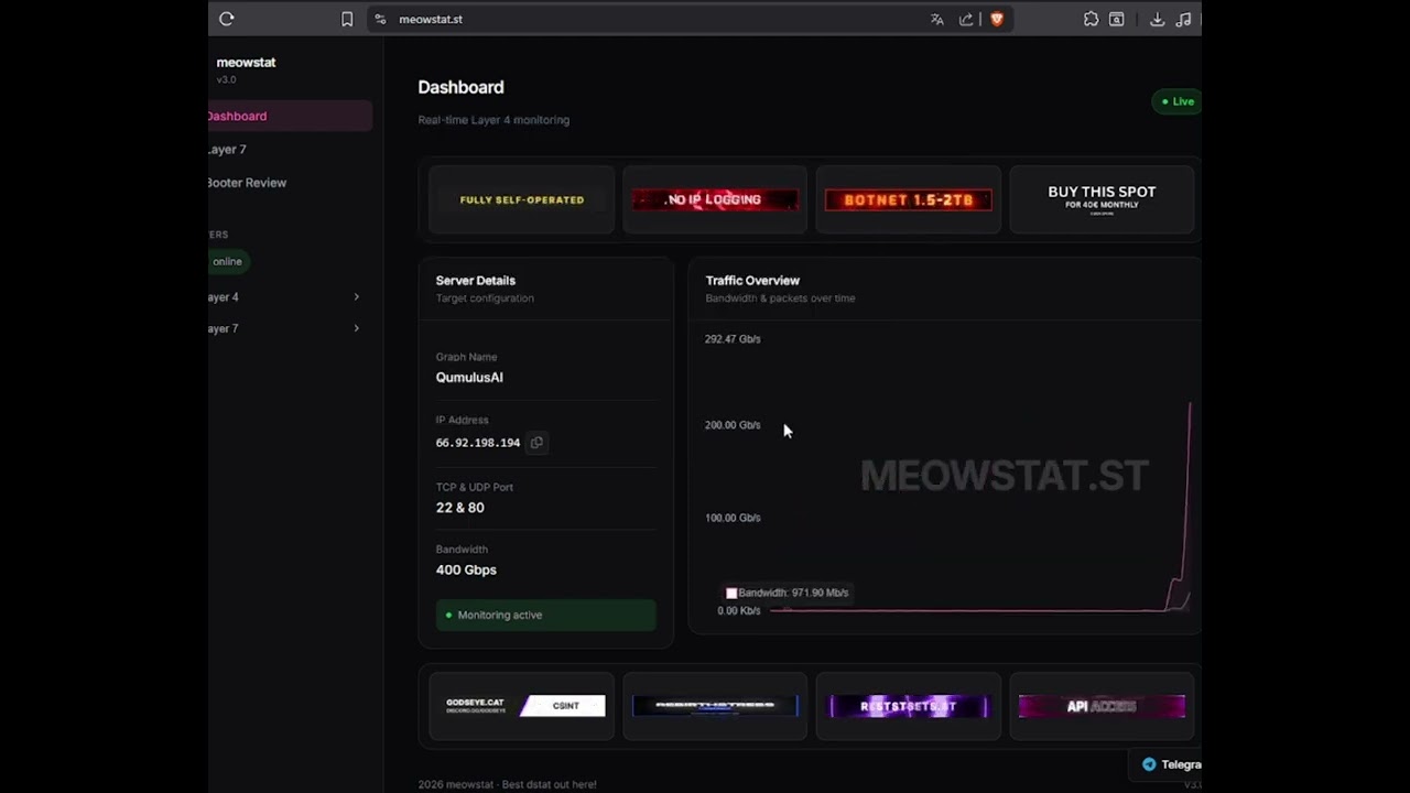 Kelihos Network - SHOWCASE [BOTNET/Api] | DDOS |