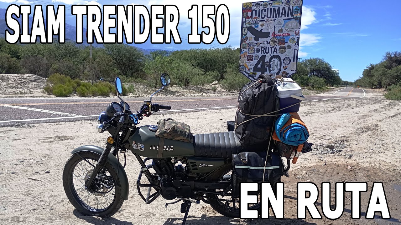 ✅ 187KM en una SIAM Trender 150cc ✅ UN CAÑO LA CHINITA