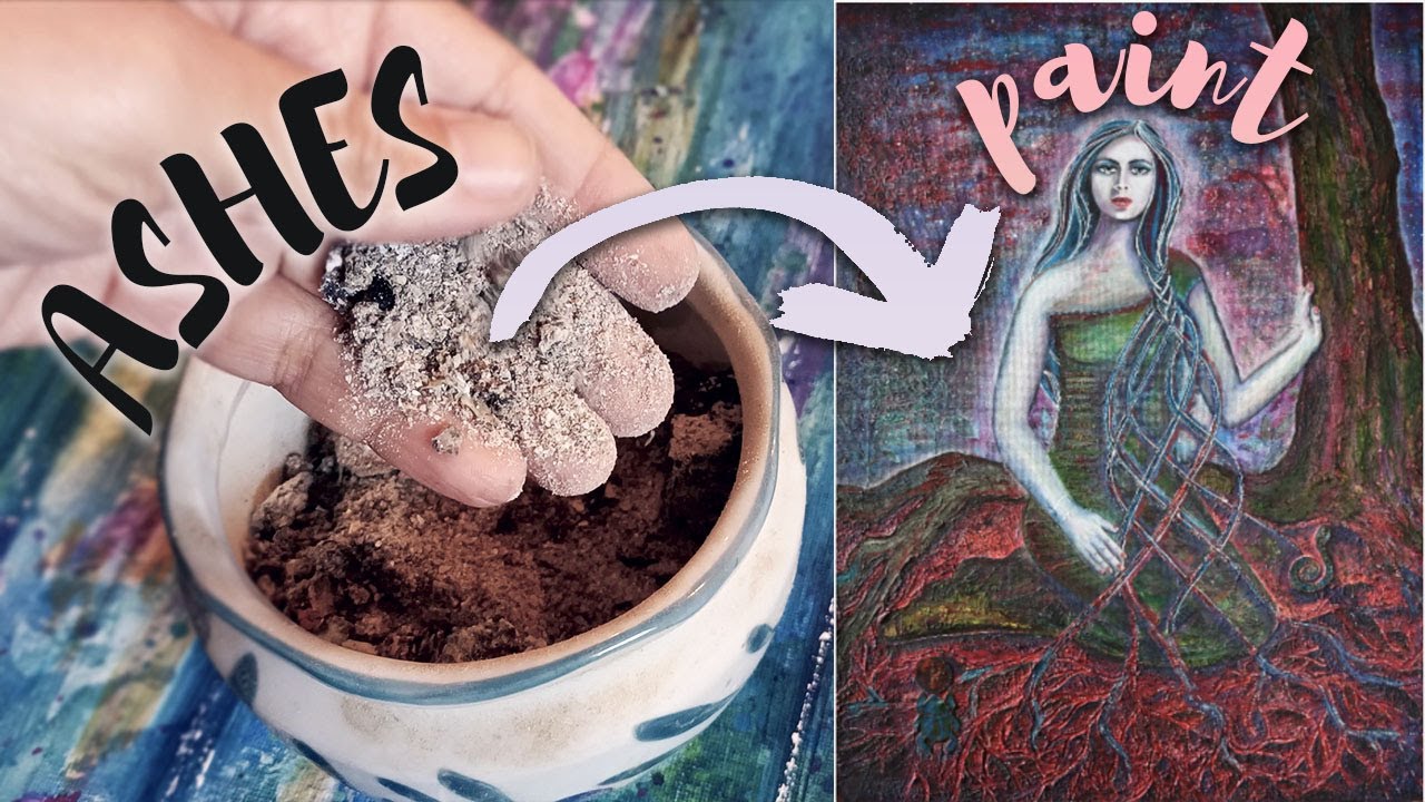 How to paint with ASHES - it's magic! 🌟