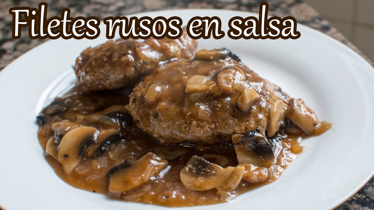 FILETES RUSOS en salsa súper jugosos y fáciles